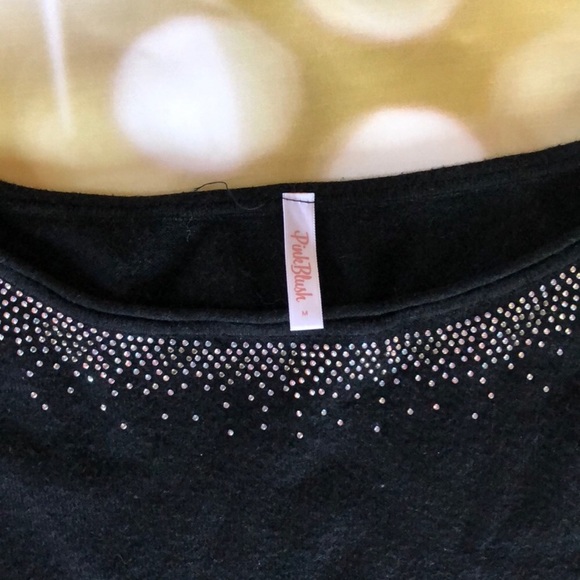 Soft embellished maternity sweater. Tunic length. - Picture 3 of 4